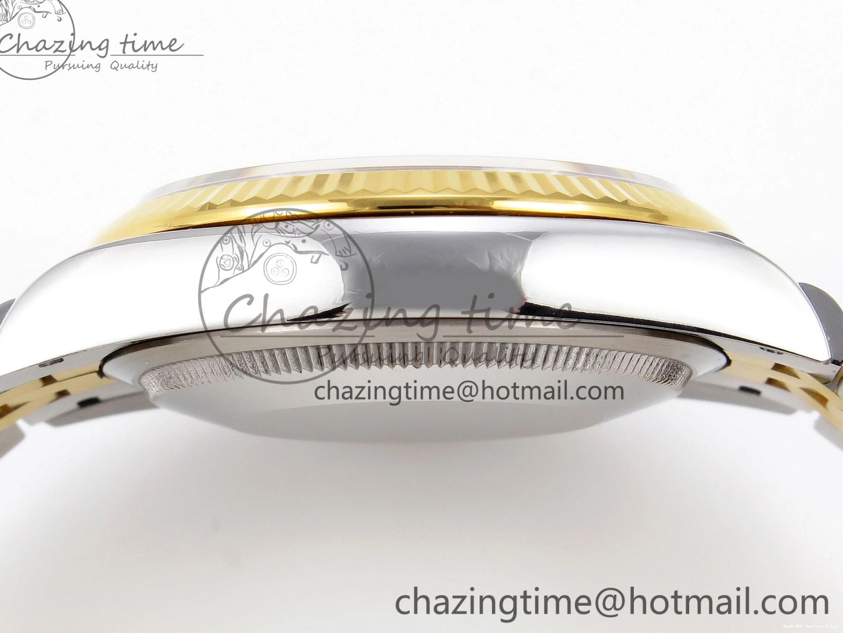 Good Copy Rolex Watches Best 904L on VS Premium Edition 1897 YG Diamonds 1:1 36 Jubilee Steel Textured SS Bracelet DateJust 126233 Dial VSF 0102